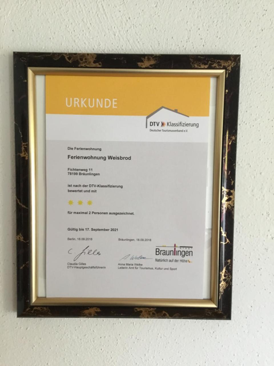 Ferienwohnung Weisbrod, Nur Private Buchungen Bräunlingen エクステリア 写真